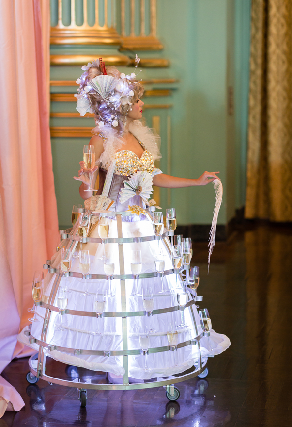 San francisco elegant Antoinette Champagne Skirt by www.catalystarts.com