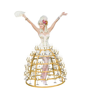 lady table living tables & champagne skirts in Los Angeles
