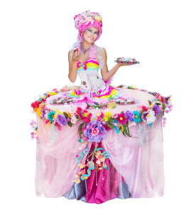 lady table living tables & champagne skirts in Los Angeles