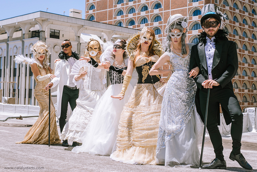 Masquerade & Mardi Gras Entertainment by Catalyst Arts in California
