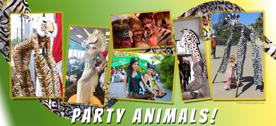 Party Animals by Catalyst Arts - wildlife of the party
