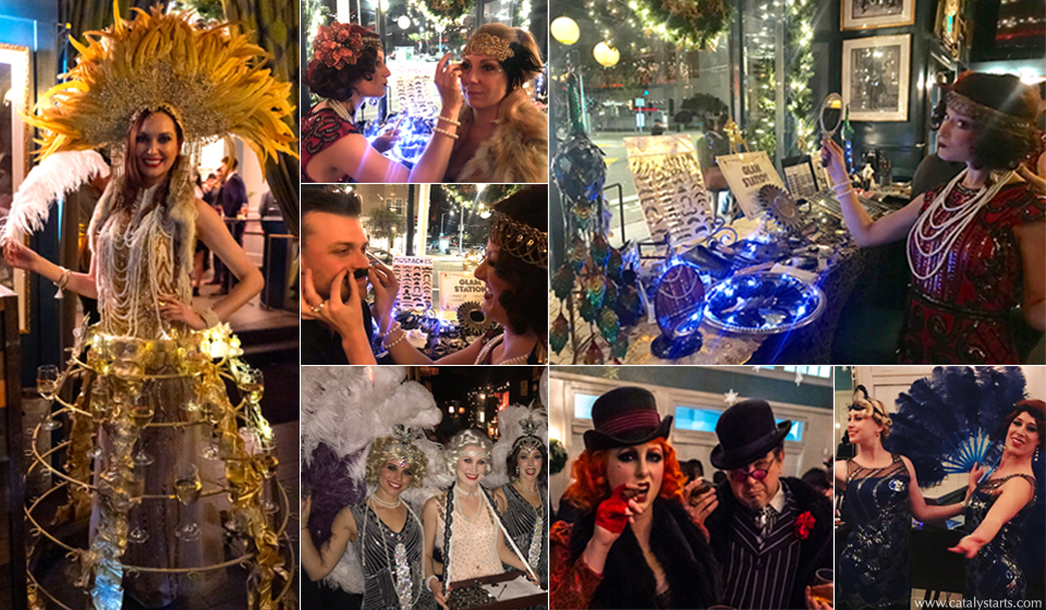 Gatsby Gold Package- entertainment by Catalyst Arts SF