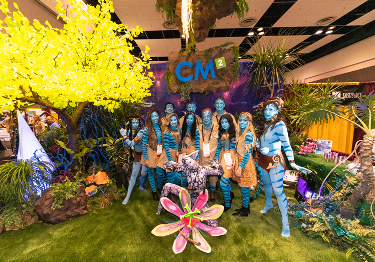 Cm2 staff at CACM convention- with paint & characters by Catalyst Arts