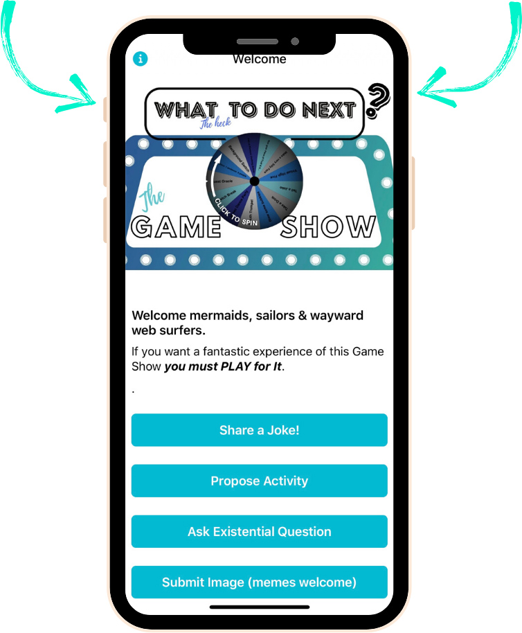 App_arrows What to do next Game Show by Catalyst Arts Virtual & Catalyst Studios