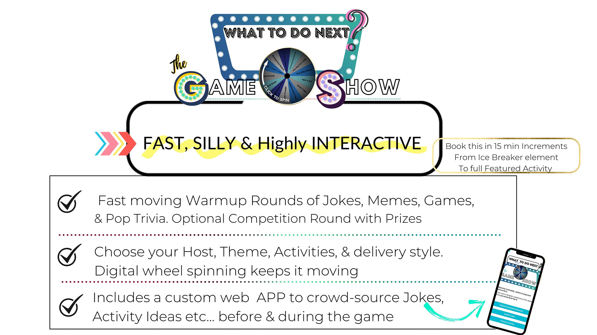 WhatNext_GameShow_Synopsis What Next the Virtual Game Show by Catalyst Studios