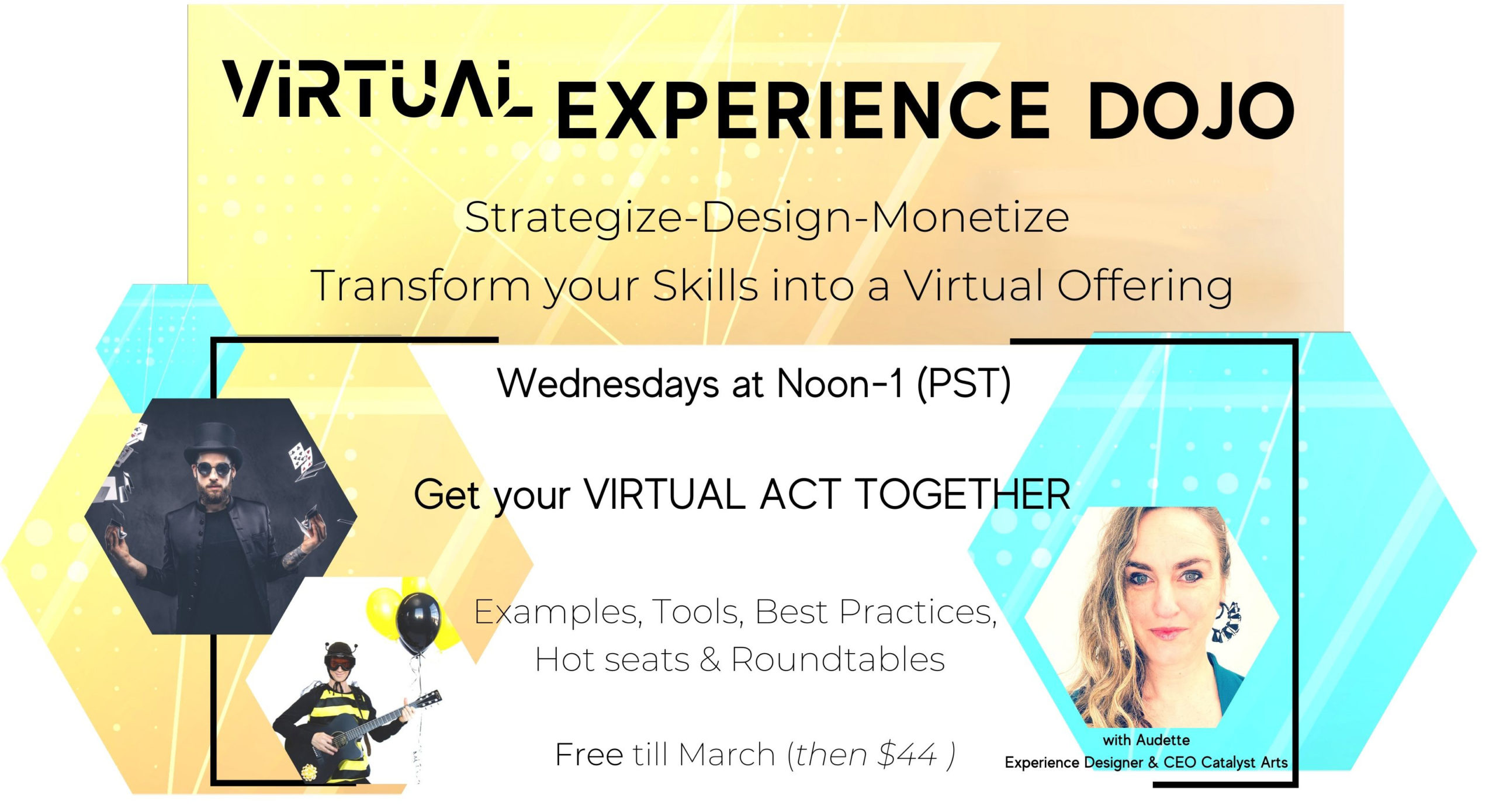 THE EXPERIENCE PRO SHOW Virtual Experience Dojo with Audette for virtual talent development