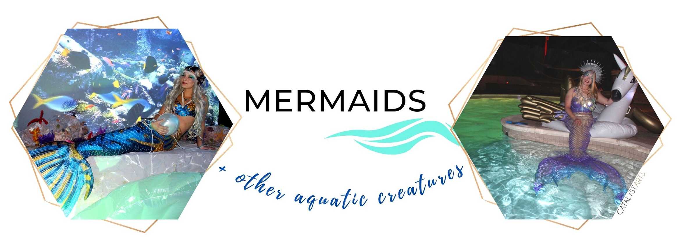 Mermaids & Swimming Mermaids in California by Catalyst Arts