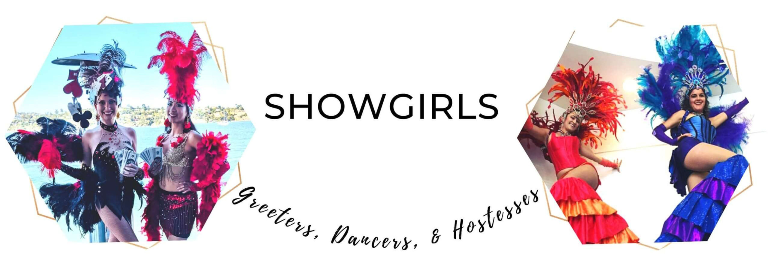 Showgirls booking for events in California by Catalyst Arts Entertainment