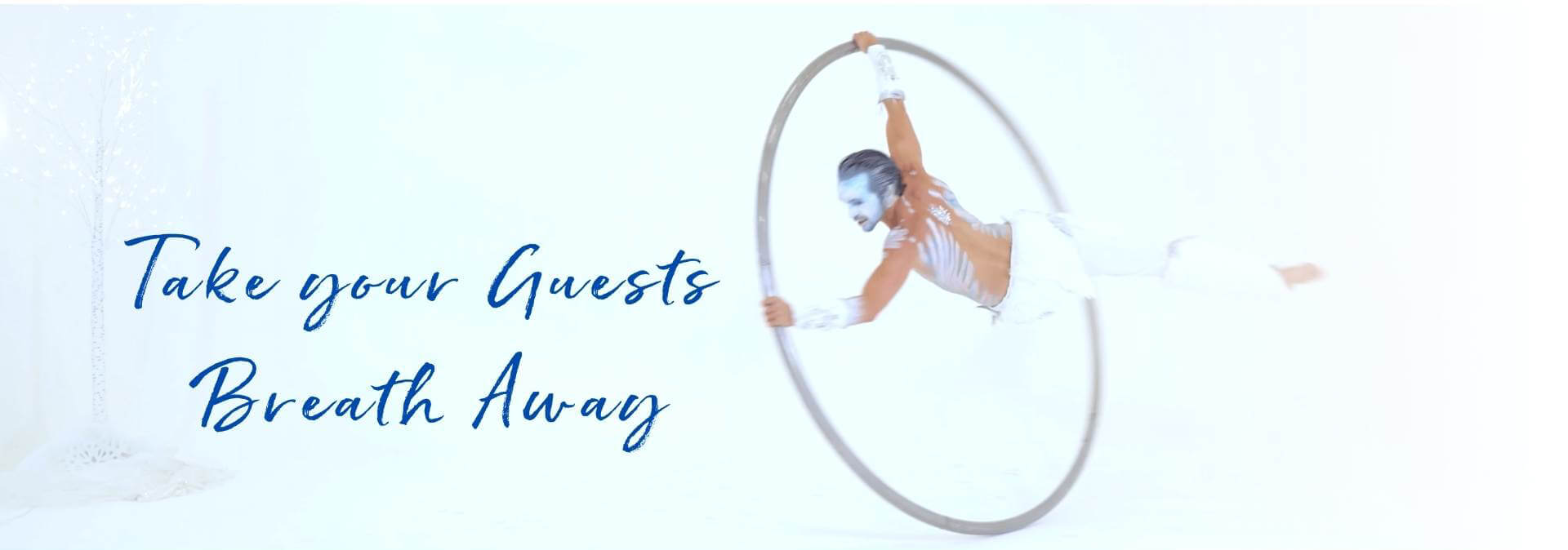 Breathtaking Cirque Cyr wheel & Specialty Stage Shows for holiday parties 