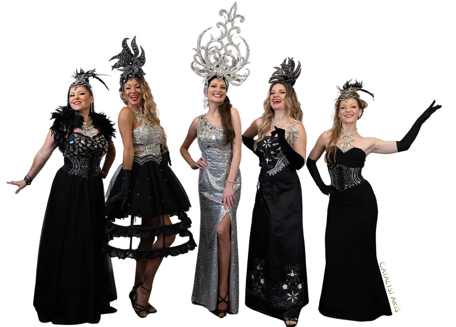 Classy Corporate Showgirl Performers booking in the Bay Area with Catalyst Arts 