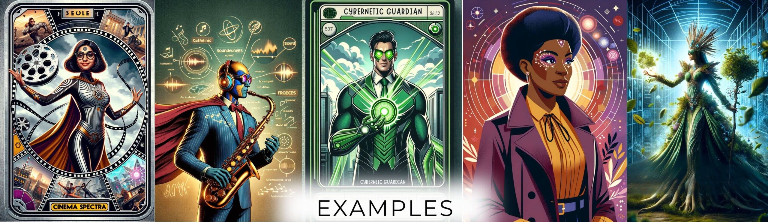 AI Activation creating custom superhero cards- by Catalyst Arts Experiential Entertainment in California