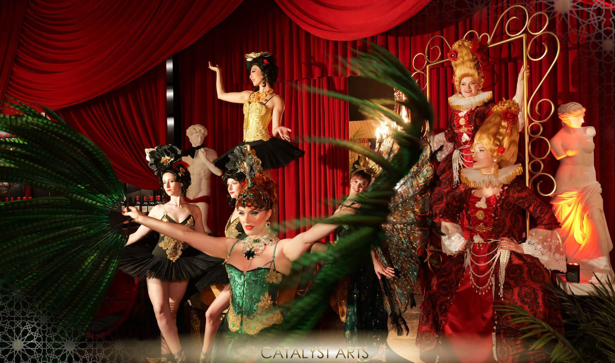 Rococo Luxe Performers- french versaille inspired stage show by Catalyst Arts Entertainment