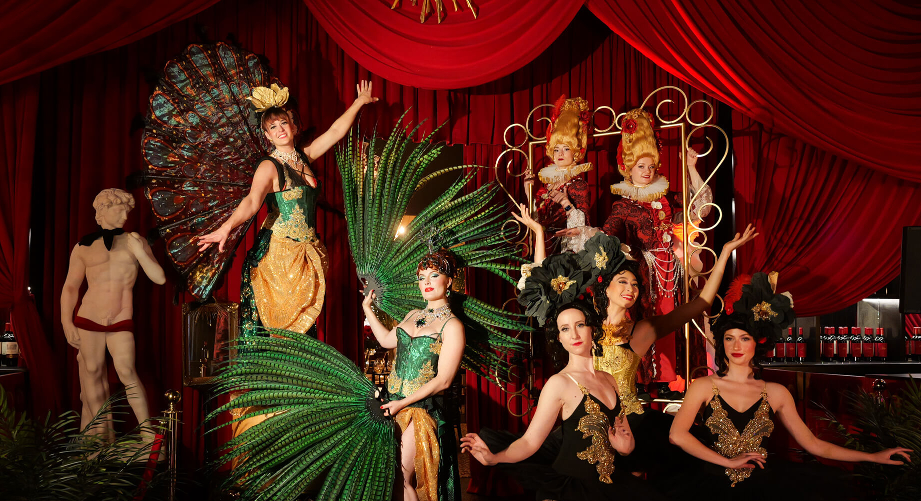 Rococo Luxe Performers- french versaille inspired stage show by Catalyst Arts Entertainment