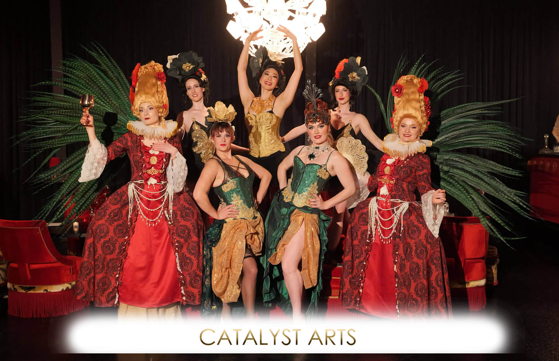 Rococo Luxe Performers- french versaille inspired stage show by Catalyst Arts Entertainment
