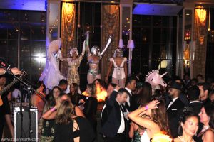 Contortionist Elena Sanders at VIP New Years Event in San Francisco for Catalyst Arts Entertainment