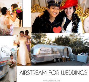 airstream photo studio + airstream rental for California weddings- www.catalystarts.com