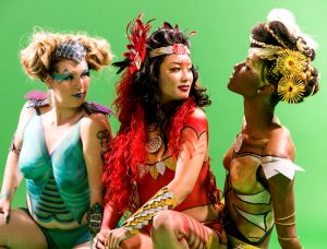 Three Body Painted Models