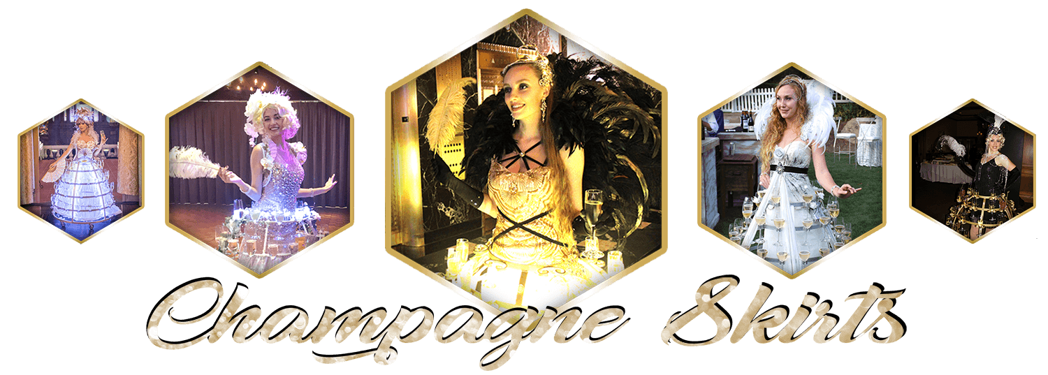 Champagne Skirts, Wine Skirts, Champagne Dresses by Catalyst Arts Entertainment in California- www.catalystarts.com