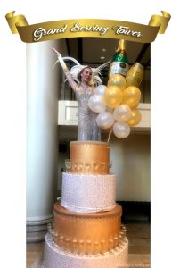 Catalyst Arts Grand Drink Serving Tower & giant Cake