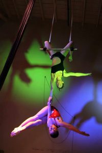 trapeze double performers - catalyst arts cirque booking