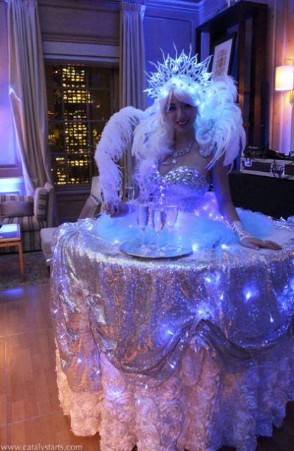 FancyIceQueenTable_penthouse Catalyst Arts Entertainment Fancy Ice Queen Table
