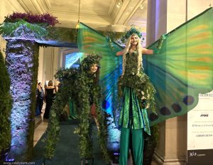 Nature themed Entertainment living garden by Catalyst Arts in San Francisco