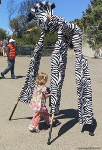 Nature themed Stilts & Entertainment by Catalyst Arts