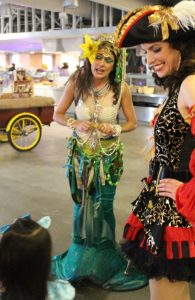 pirate and mermaid walkaround entertainment by Catalyst Arts