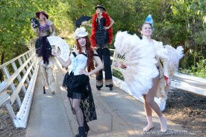Wild West Entertainers for flow kana launch- by Catalyst Arts