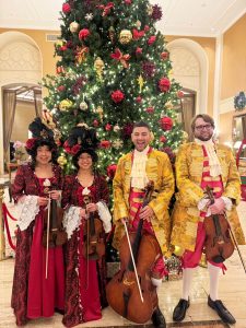 Bridgerton Musicians- string quartet via Catalyst ARts