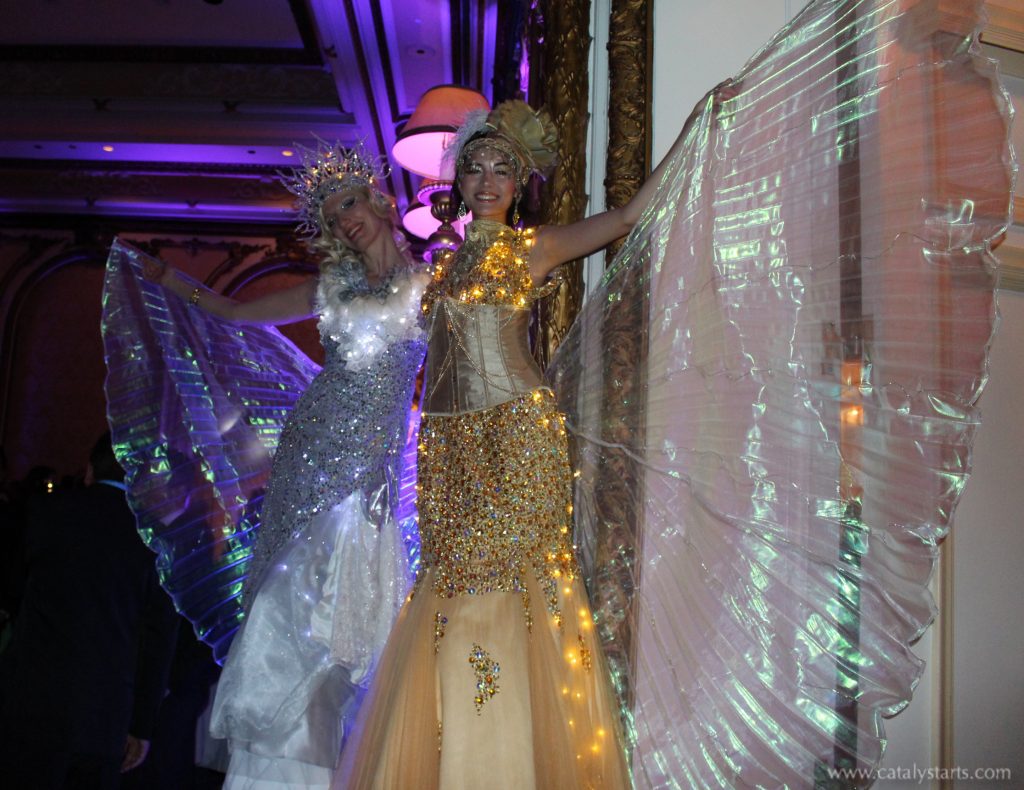 Holidazzle Stilt Walkers by Catalyst Arts Entertainment in California - www.catalystarts.com