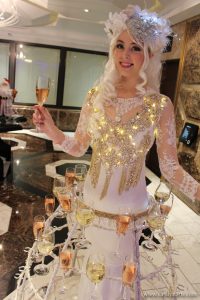 Holiday Champagne Skirt by Catalyst Arts Entertainment in California - www.catalystarts.com