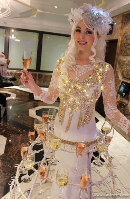 Lovely_holidayChampSkirt Holiday Champagne Skirt by Catalyst Arts Entertainment in California - www.catalystarts.com