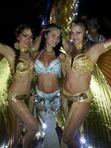 Showgirls for hire via Catalyst Arts Entertainment in California