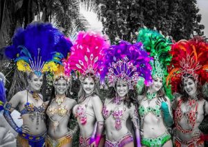 Colorful Samba Showgirls