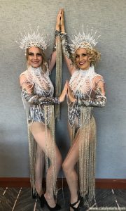Fringe & Pearls Twin Showgirls by Catalyst Arts Entertainment In SF