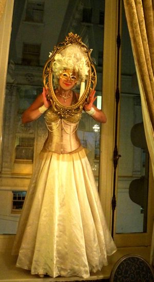 Goldframe_Antoinette_window Golden Venetian Masquerade Antoinette character by Catalyst Arts Entertainment