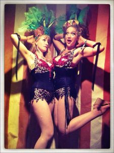 Vintage Showgirls Duo