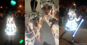 Illuminated LED Performers & Stilt Walkers & Glow Go Dancers from Catalyst Arts specialty entertainment in the Bay Area