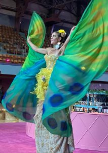 Butterfly Stilt Walker- Best Stilt Walkers in the Bay Area booked by Catalyst Arts