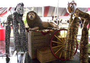 Zebra & Tiger Party Animals Stiltwalker