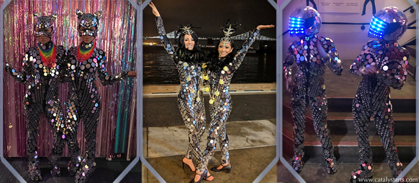 Mirror Suit Dancers by Catalyst Arts Entertainment California