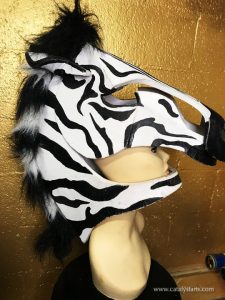 zebra headdress