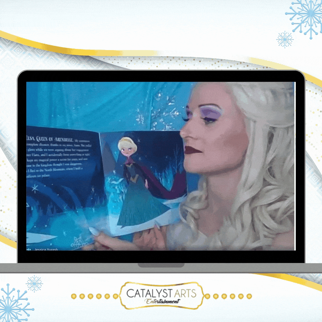 Elsa Virtual Character booking by Catalyst Arts Entertainment
