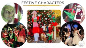 Festive Holiday Party Performers from Catalyst Arts Entertainment in Bay Area