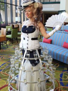 Nautical Belle Champagne Skirt Showgirl