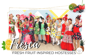 Fresca Fresh Fruit Costumed Hostesses created by Catalyst Arts Entertainment