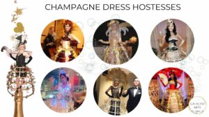 Champagne Dress Hostesses