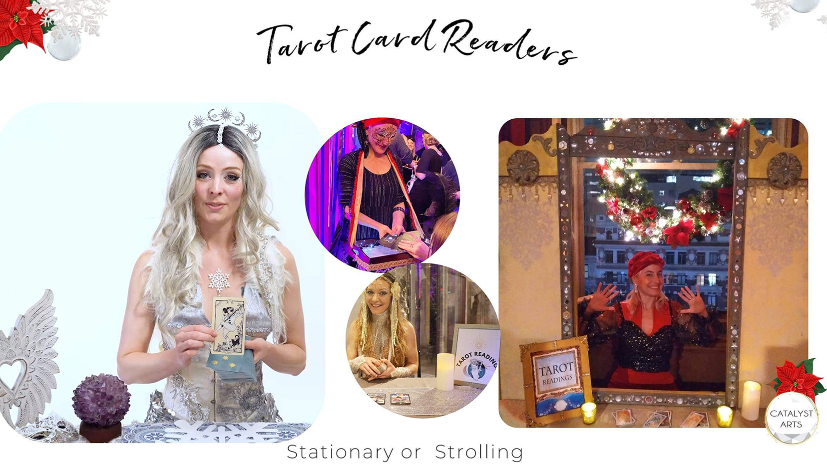 best tarot card reader for events & holiday parties in bay area by Catalyst Arts