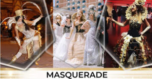 Mardi Gras & Masquerade themed Performers & entertainers Catalyst Arts Entertainment